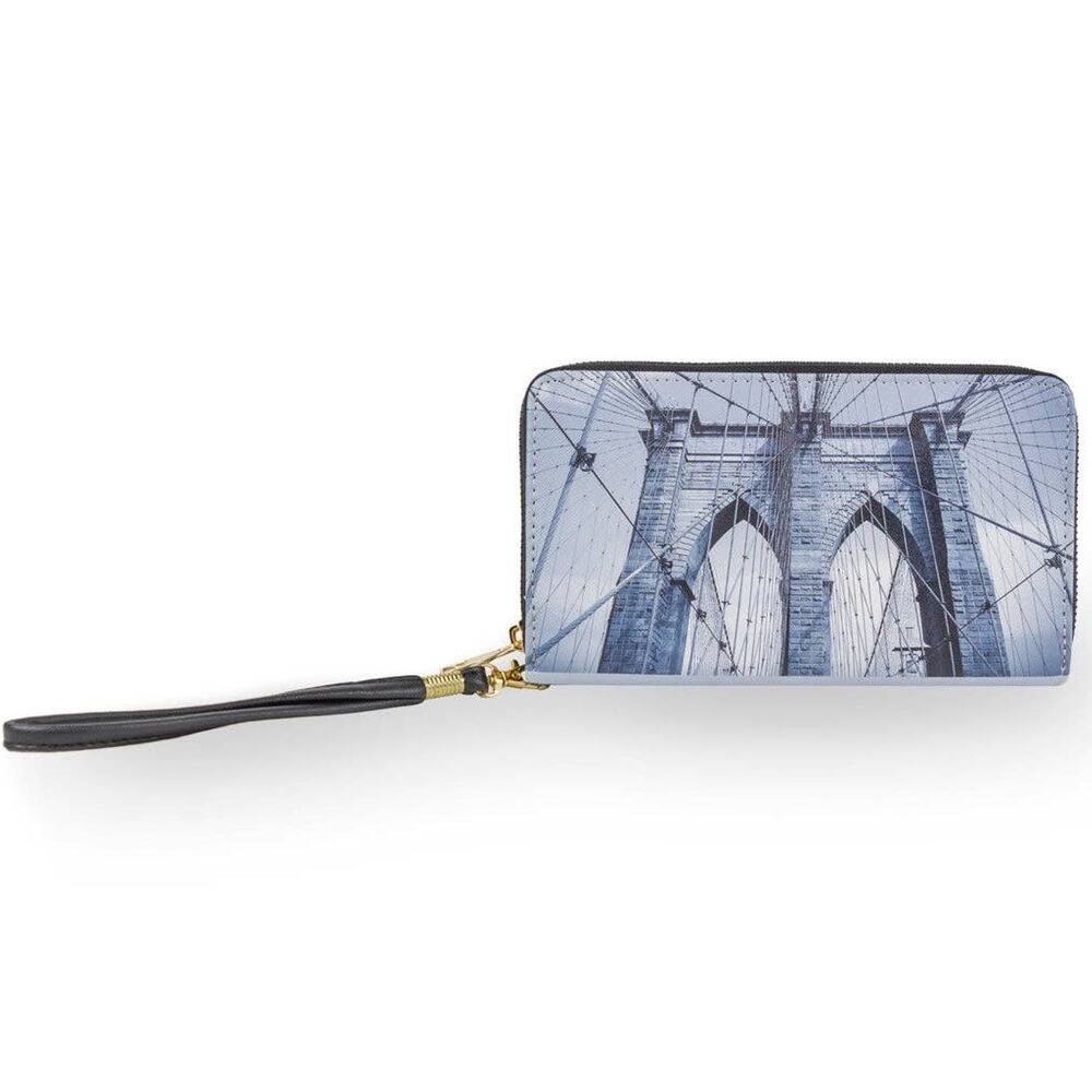 Rebecca & Rifka Brooklyn Bridge Print Wristlet Wallet